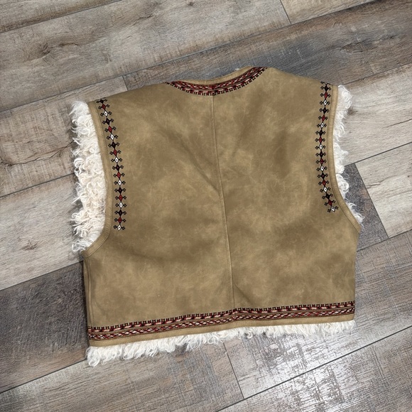Isabel Marant Clemencia embroidered fleece vest - Picture 7 of 9